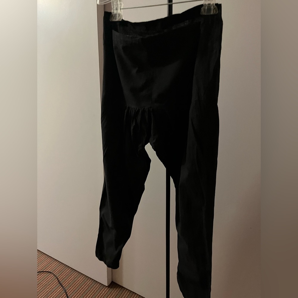 khadi handwoven cotton Salwar pleat baggy harem trouser yoga pant like FabIndia